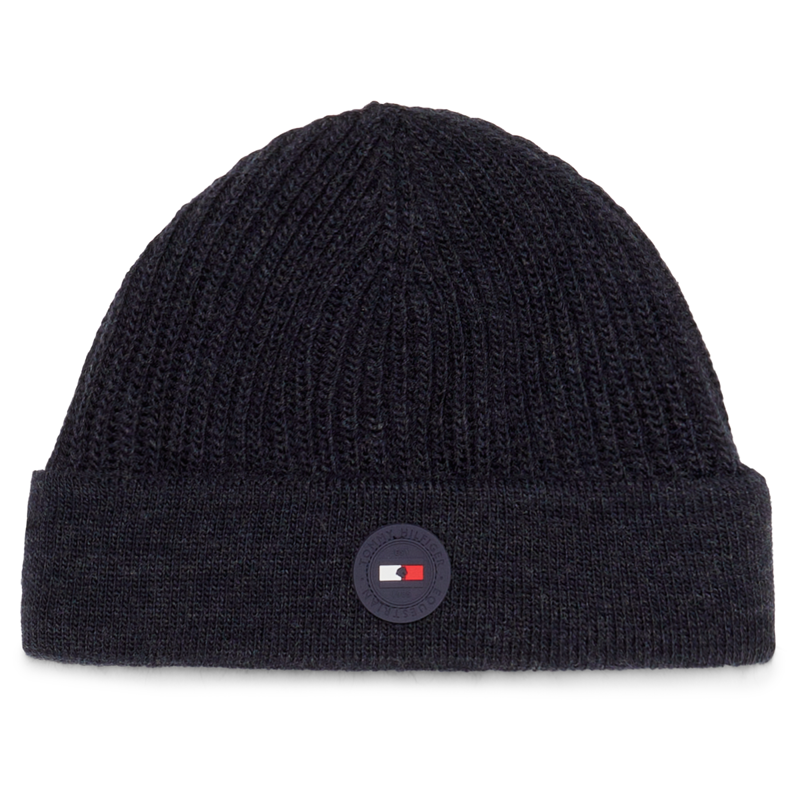 Tommy Hilfiger Men's Rib-Knit Beanie - Indigo Blue